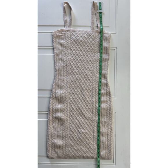 House of Harlow 1960 2 Piece Sweater Dress Set Womens Medium Fisherman Knit XS - Picture 8 of 9